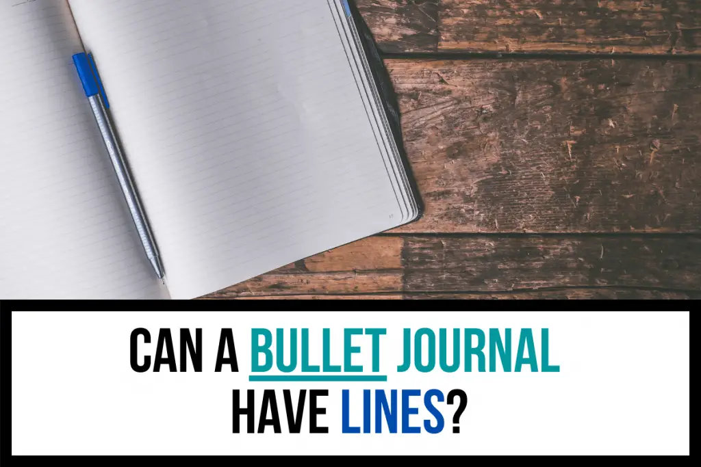 Can a Bullet Journal Have Lines?